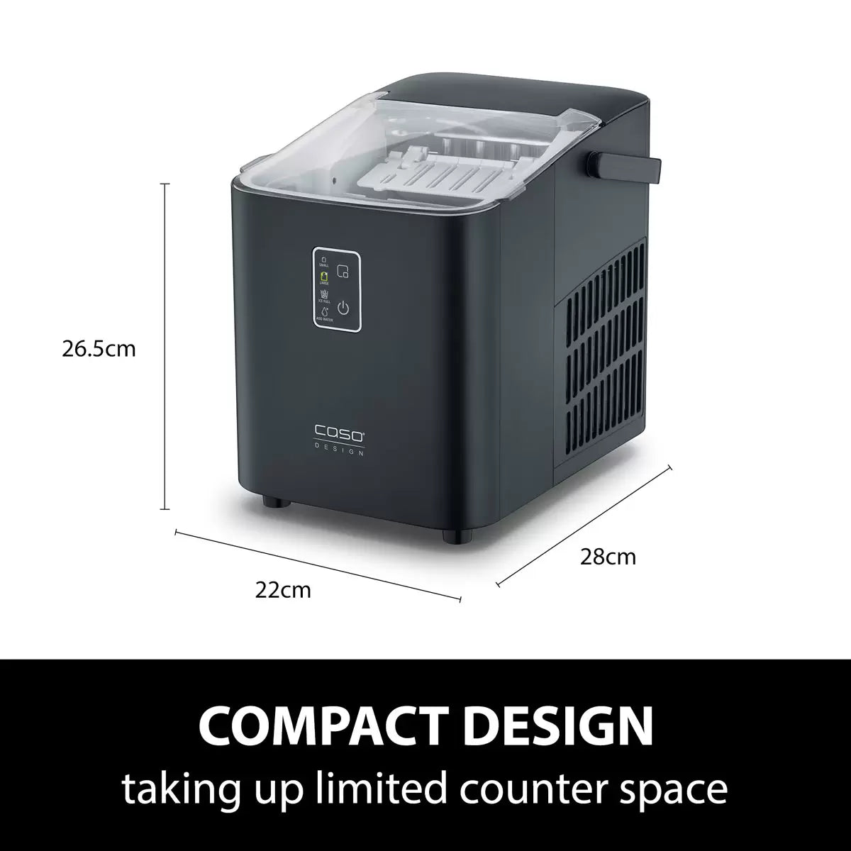 Caso IceChef Compact Ice Cube Maker