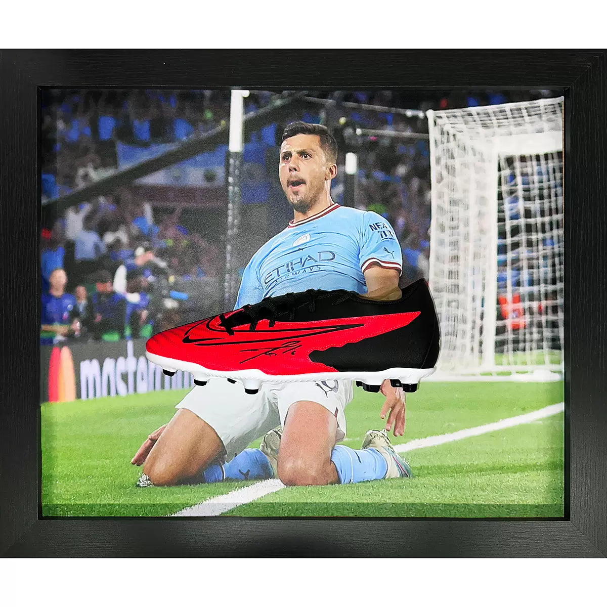 Rodri Signed Framed Nike Football Boot