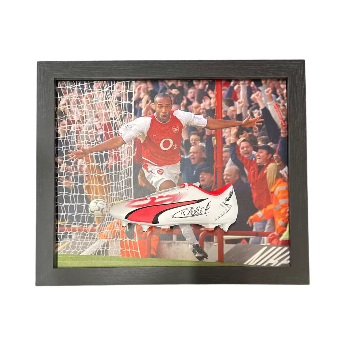Theirry Henry Signed Framed Arsenal Football Boot