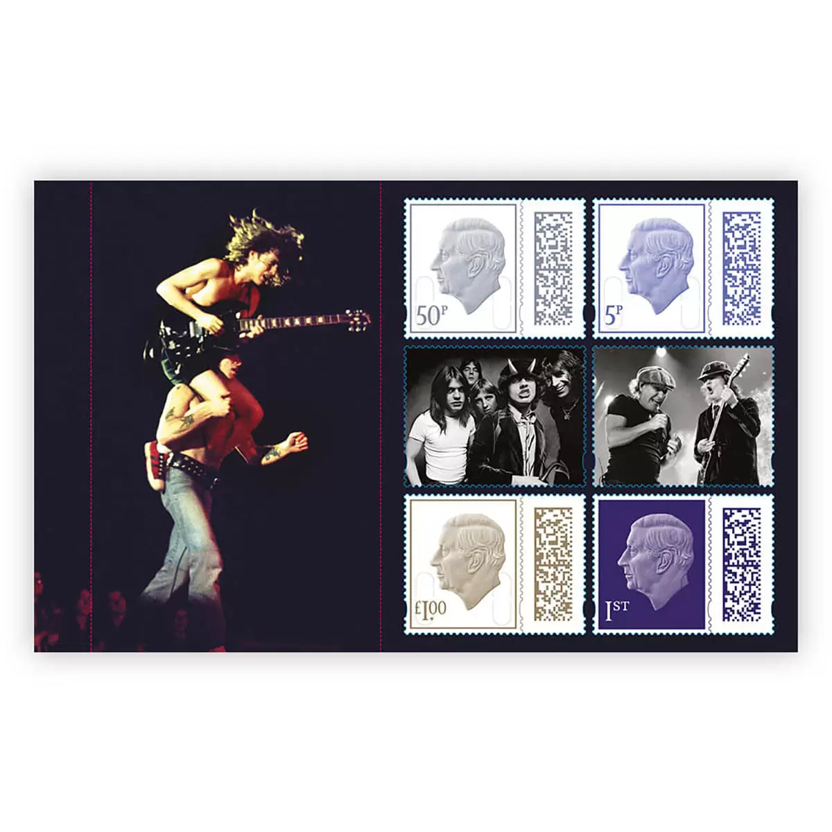 AD/DC Limited Edition Prestige Stamp Book from Royal Mail®