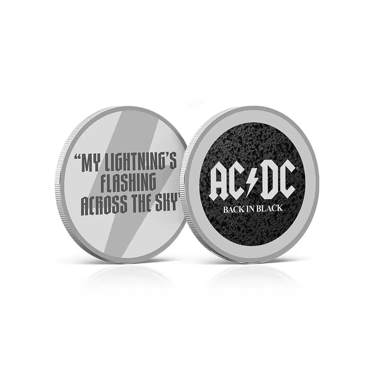 AD/DC Stamps & Medal Cover Back in Black from Royal Mail®