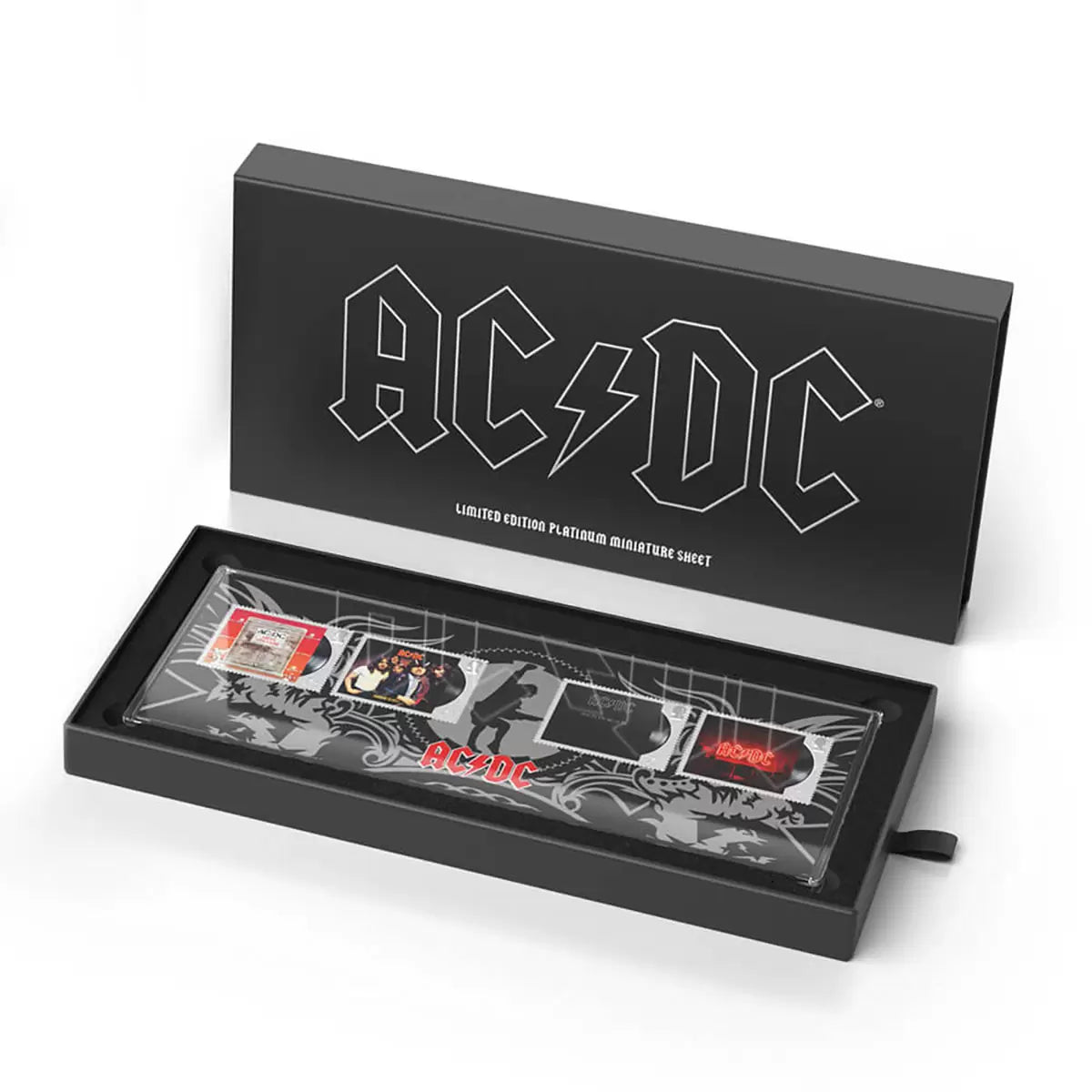 AD/DC Platinum Stamp Sheets - AD/DC Albums From Royal Mail®
