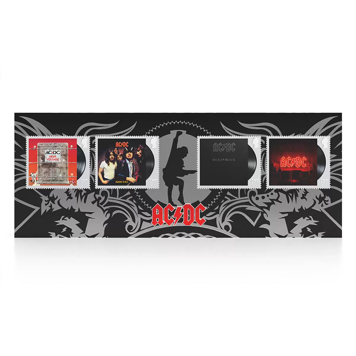 AD/DC Platinum Stamp Sheets - AD/DC Albums From Royal Mail®