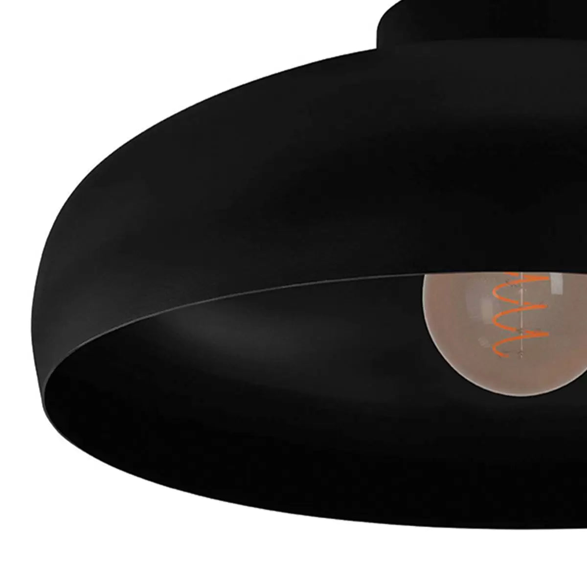 Eglo Mogano Ceiling Light in Black 16" (40cm)