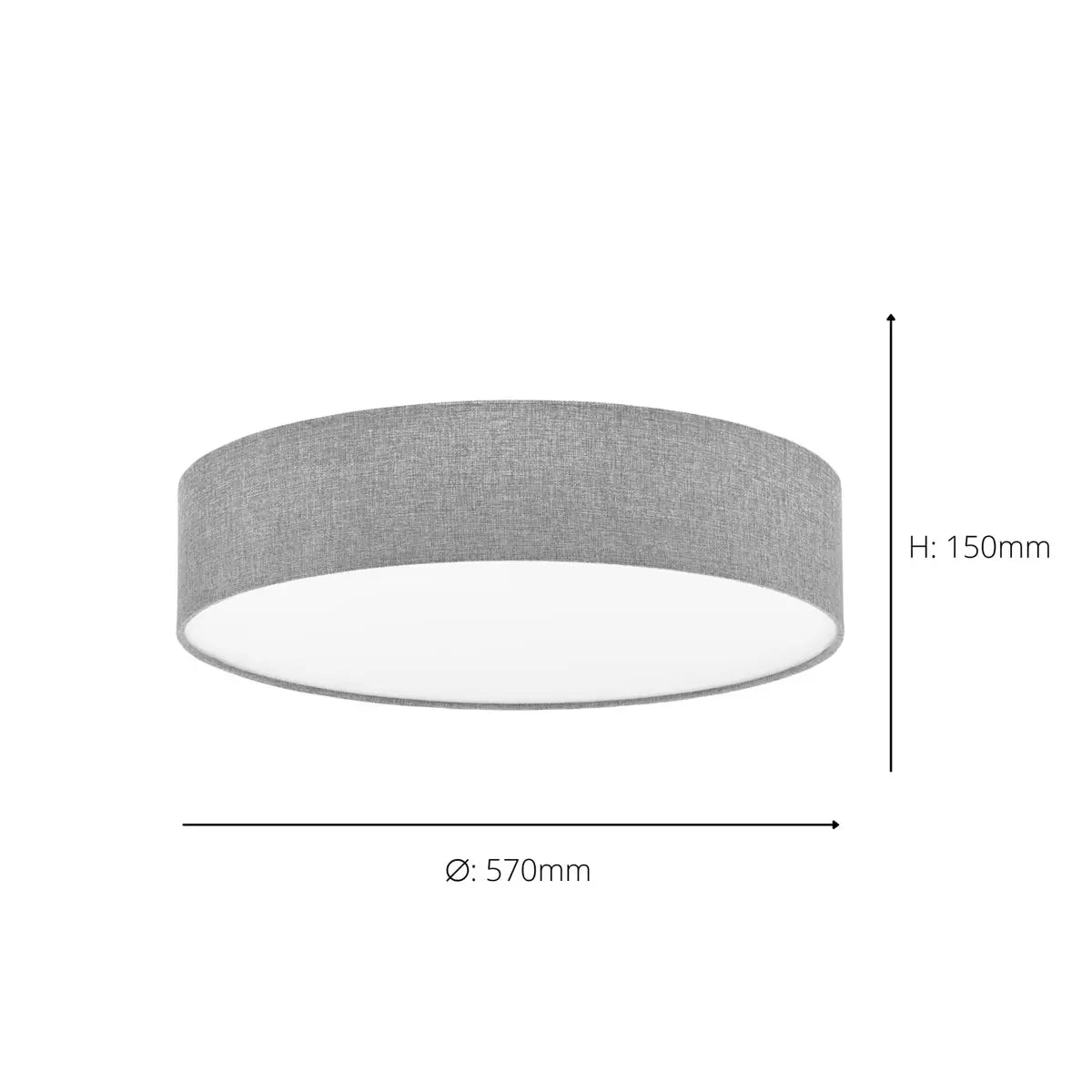 Eglo Pasteri Ceiling Light - 22" (57cm)