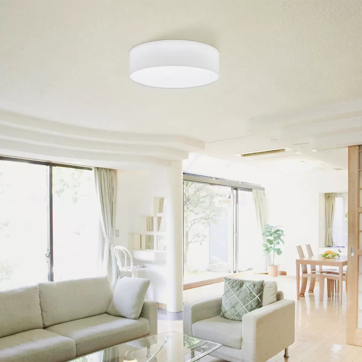 Eglo Pasteri Ceiling Light - 22" (57cm)