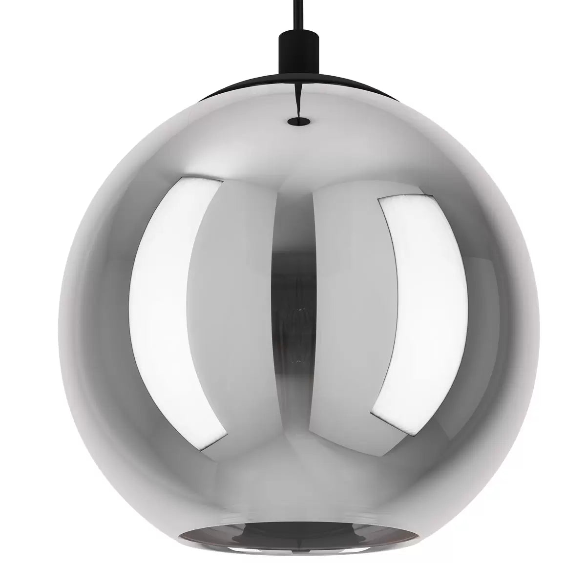 Eglo Ariscani 1 Smoked Glass Ball Light Pendant