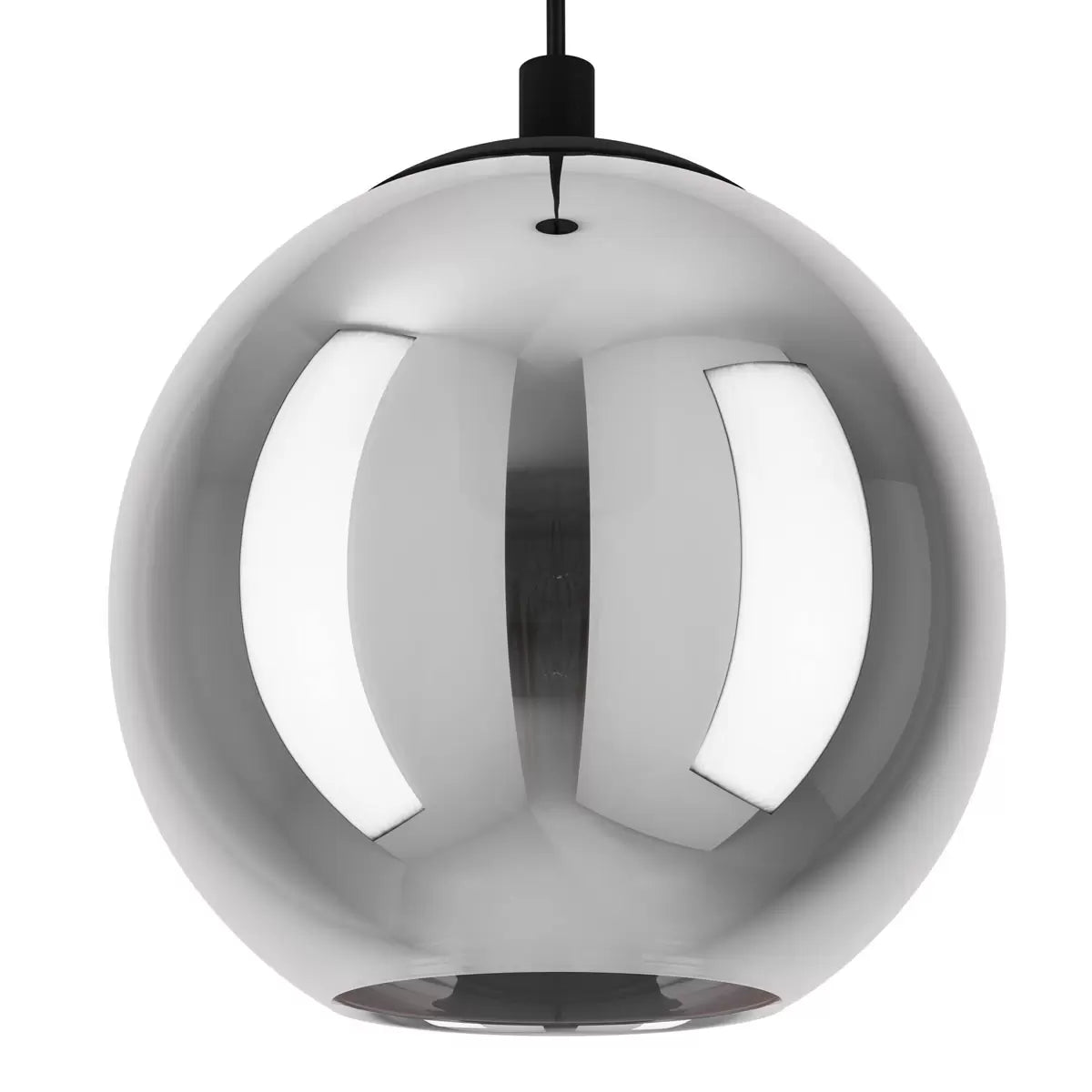 Eglo Ariscani 3 Smoked Glass Ball Light Pendant