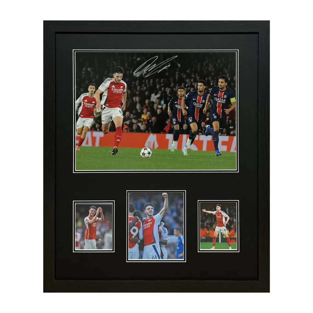 Declan Rice Signed Framed Arsenal Football Photo
