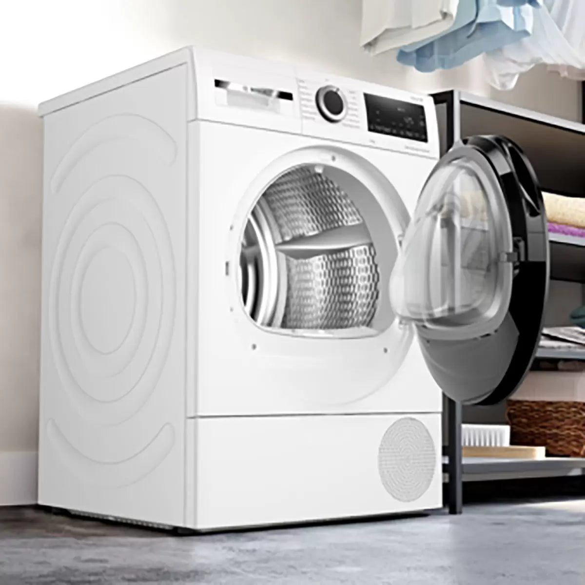 Bosch WQG24502GB Series 6, 9kg Heat Pump Tumble Dryer, A+++ Rated in White