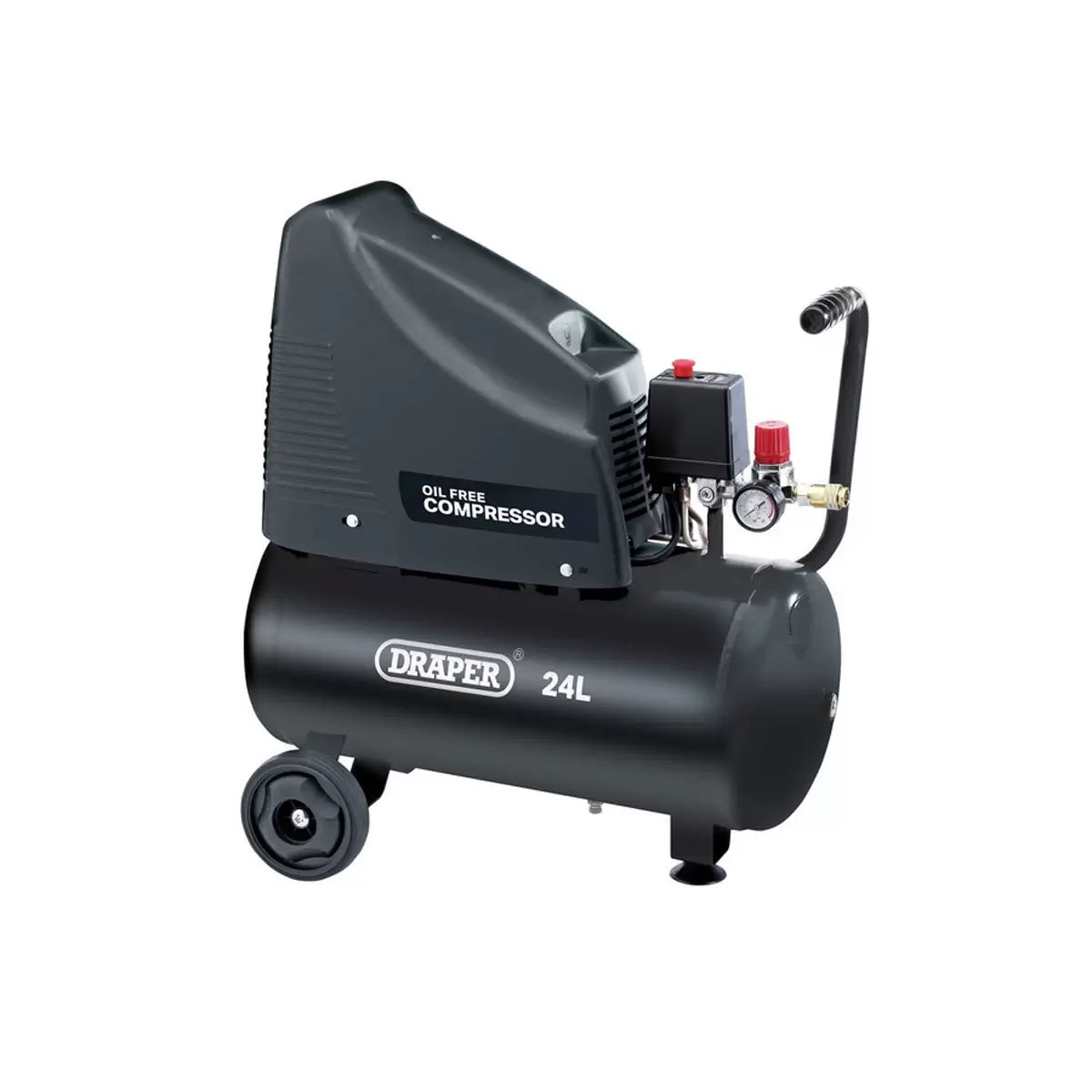 Draper 230v (1.5HP/1.1KW) Oil-Free 24L Compressor and Air Tool Kit