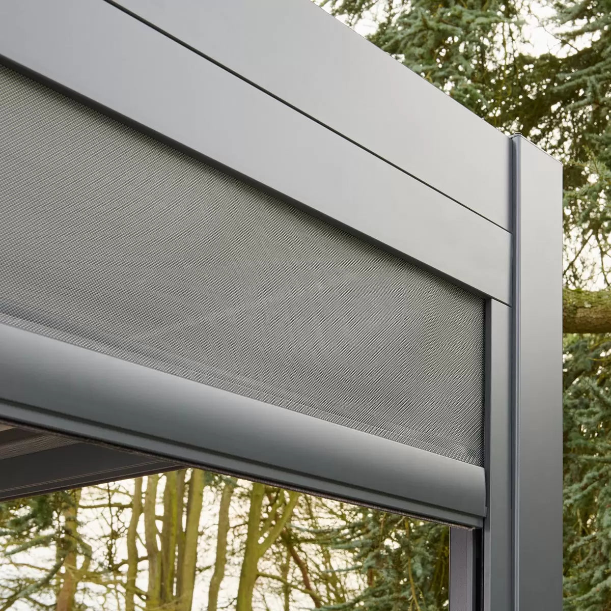 Alvivo 9ft 7" x 12ft 10" (2.9 x 3.9m) Louvered Aluminium Pergola Bundle
