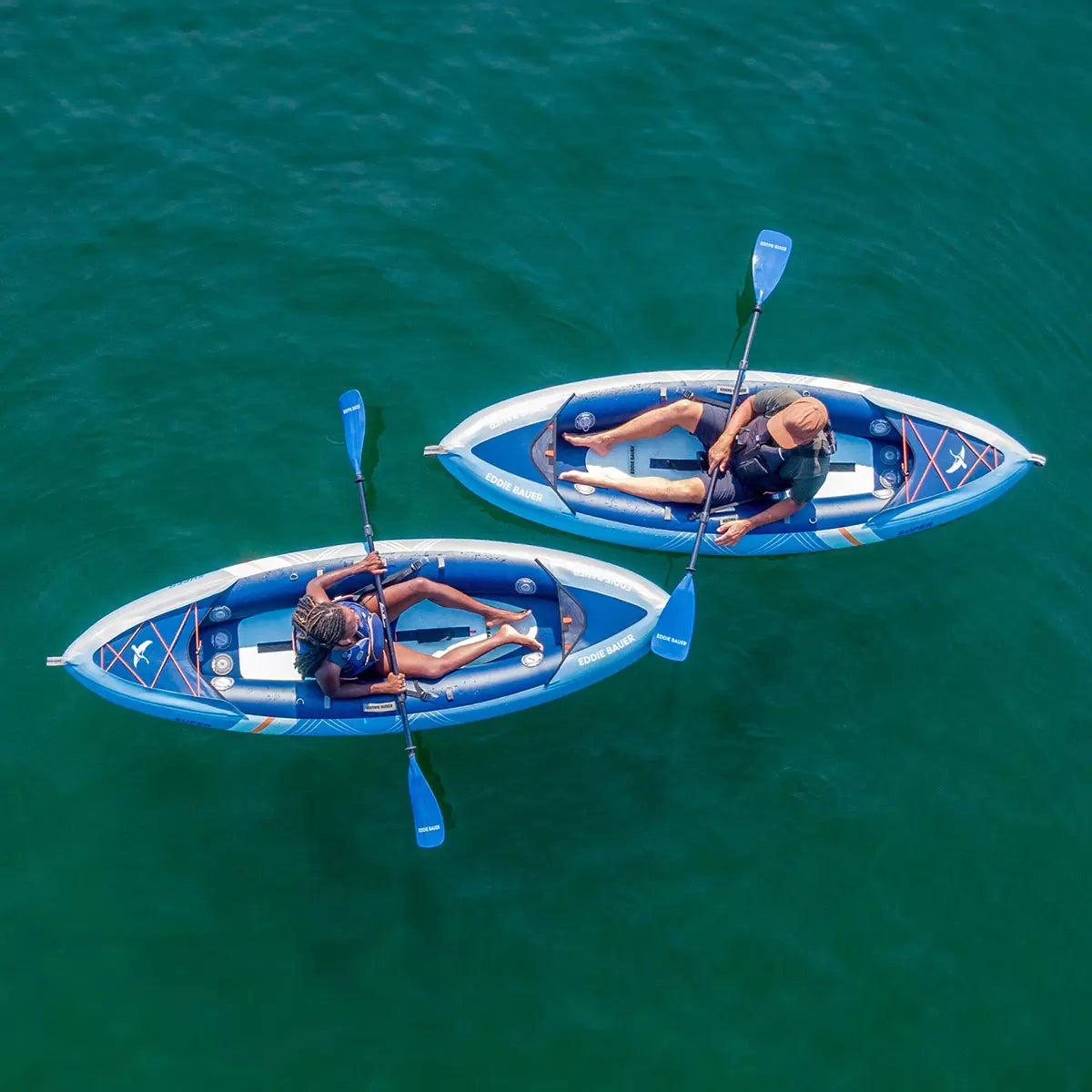 Eddie Bauer 10ft (3.3m) Super Inflatable Sit In Kayak