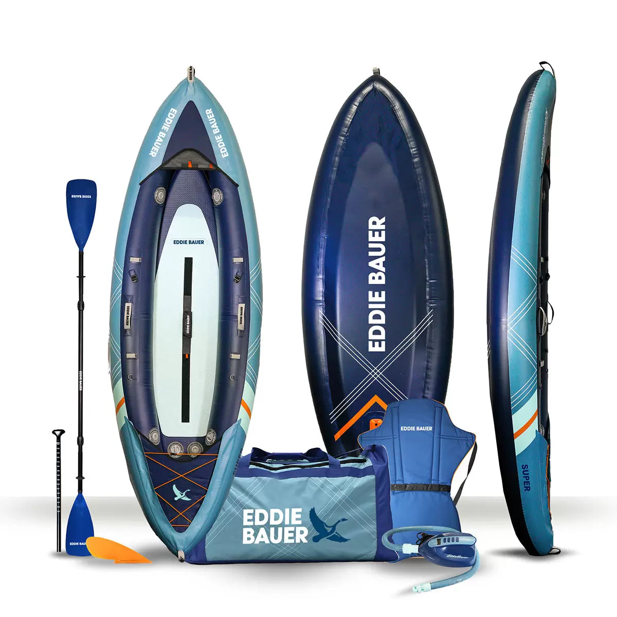 Eddie Bauer 10ft (3.3m) Super Inflatable Sit In Kayak