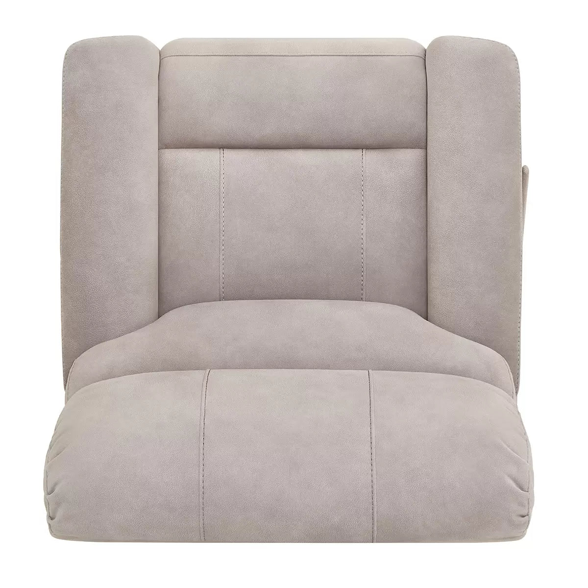 True Innovations Hayden Beige Fabric Manual Recliner Chair