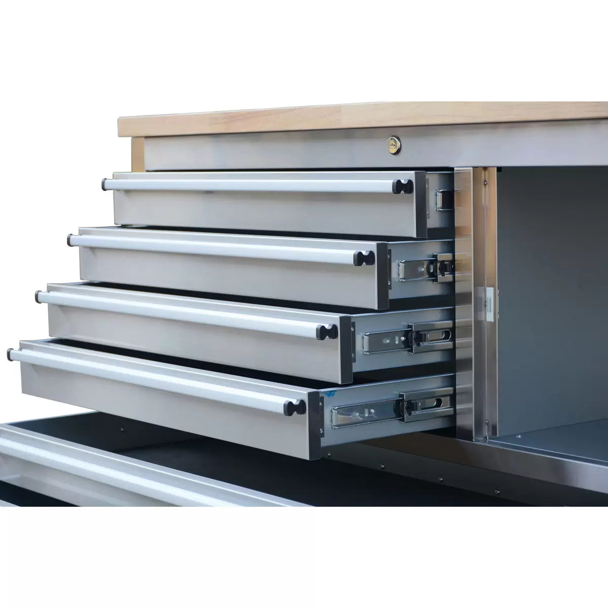 Hilka 48" (122cm) 6 Drawer Stainless Steel Tool Cabinet