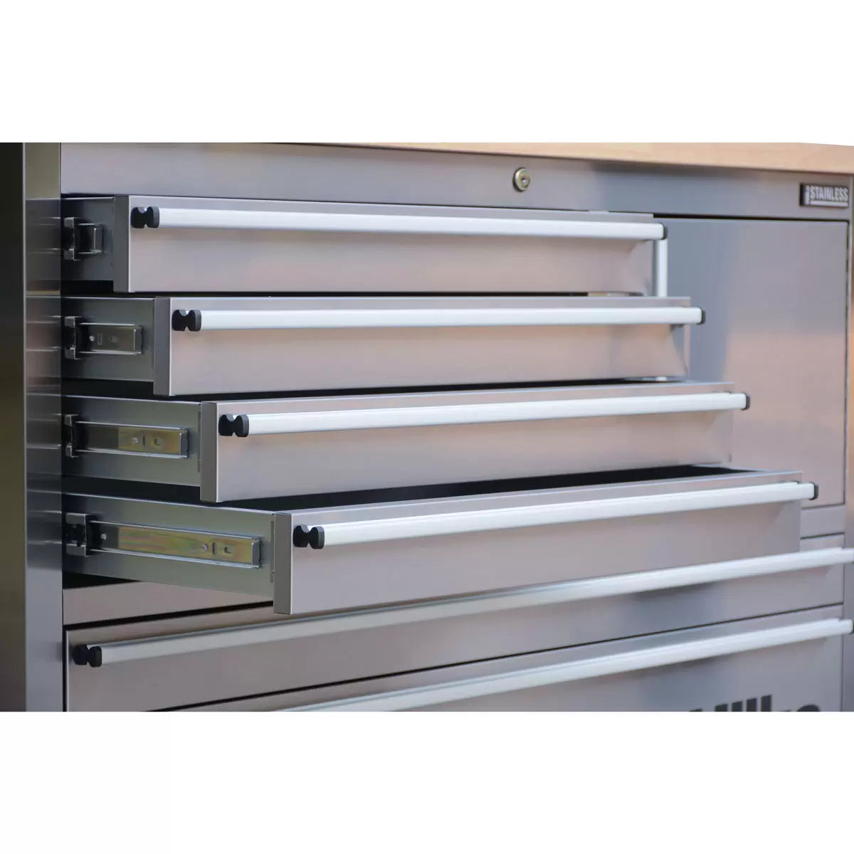 Hilka 48" (122cm) 6 Drawer Stainless Steel Tool Cabinet