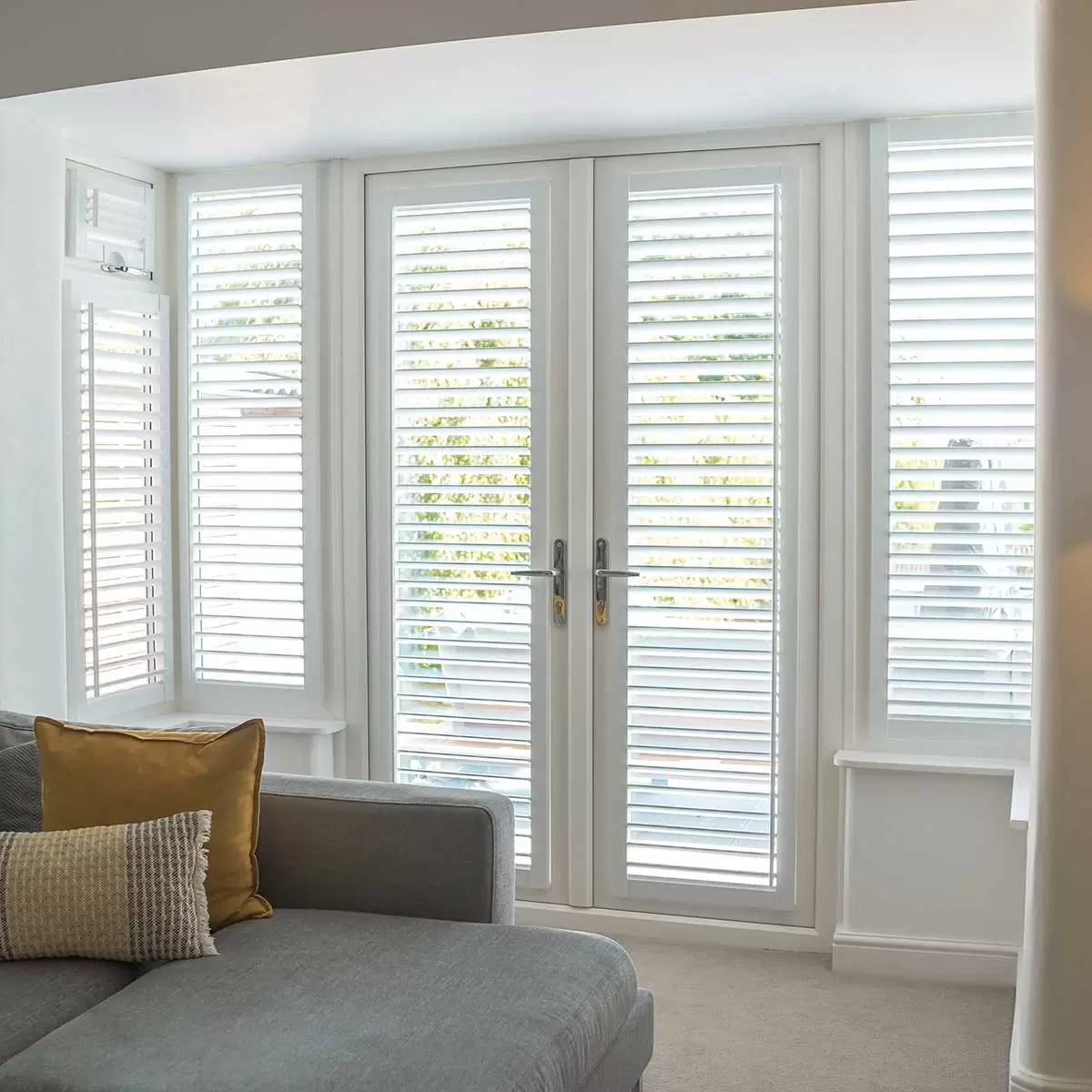 Shutters Factory Custom Made & Installed Luma Composite Easy Fit Window Shutters