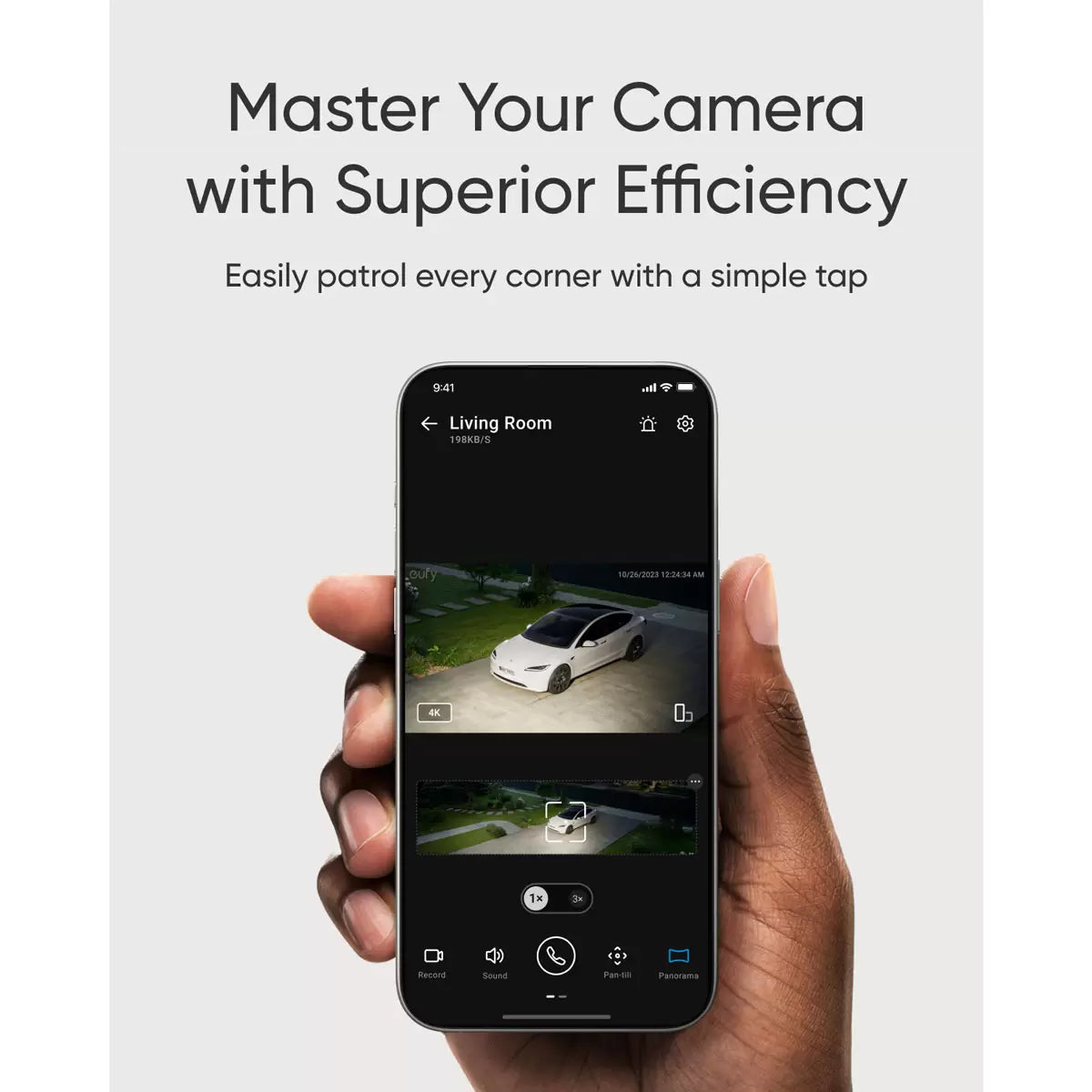 eufy Floodlight Cam E30 Outdoor Security Camera with Built-In Lights - No Monthly Fees