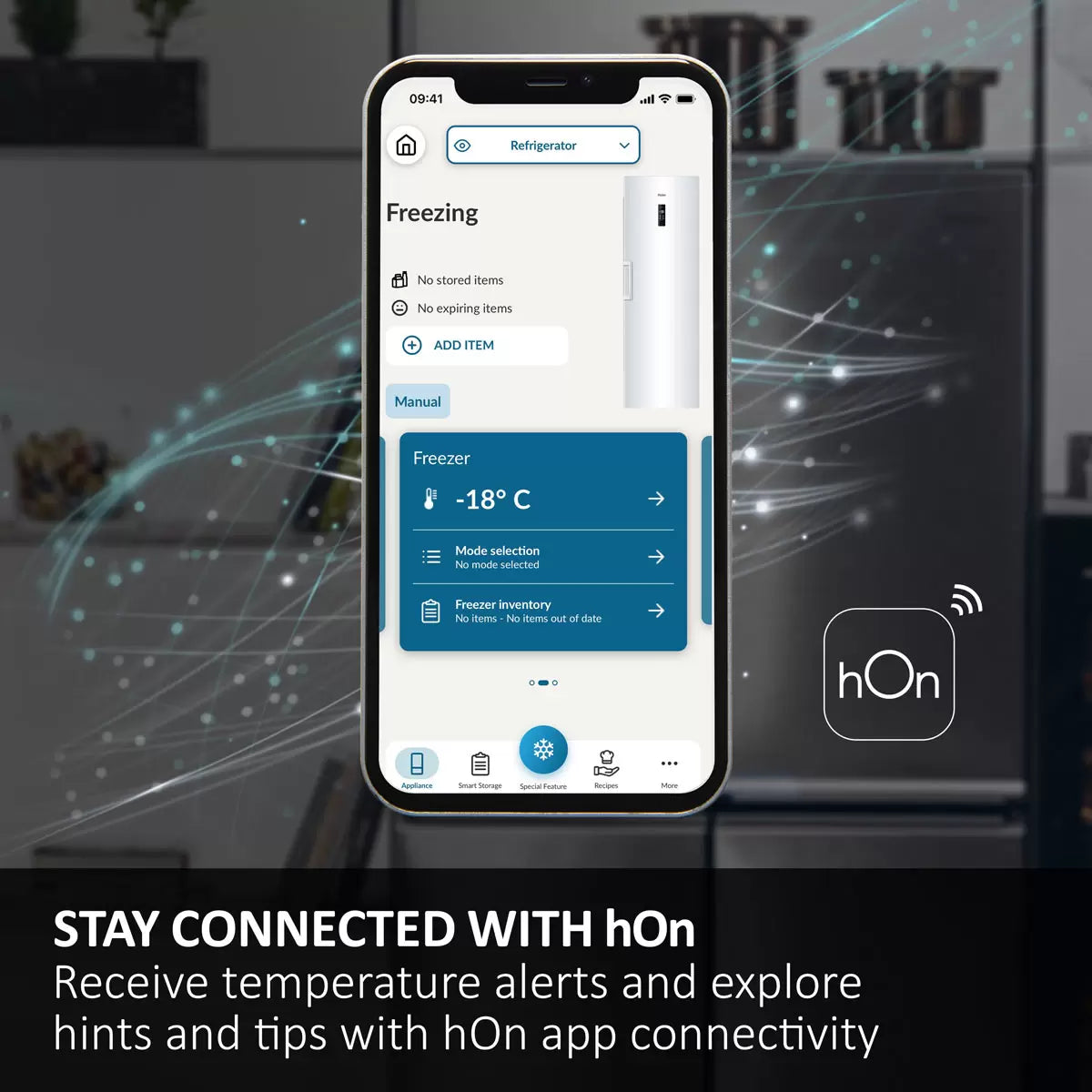 Haier H4F272WEH1K, InstaSwitch Freezer, E Rated in White