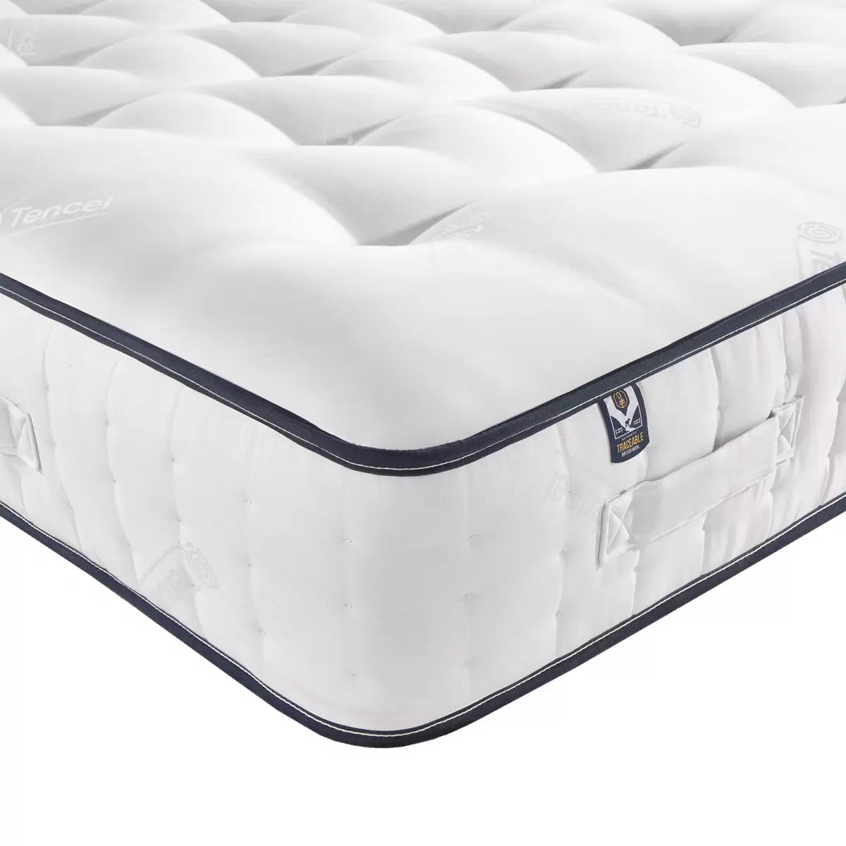 Silentnight British Wool 2400 Pocket Mattress & Slate Grey Divan in 4 Sizes