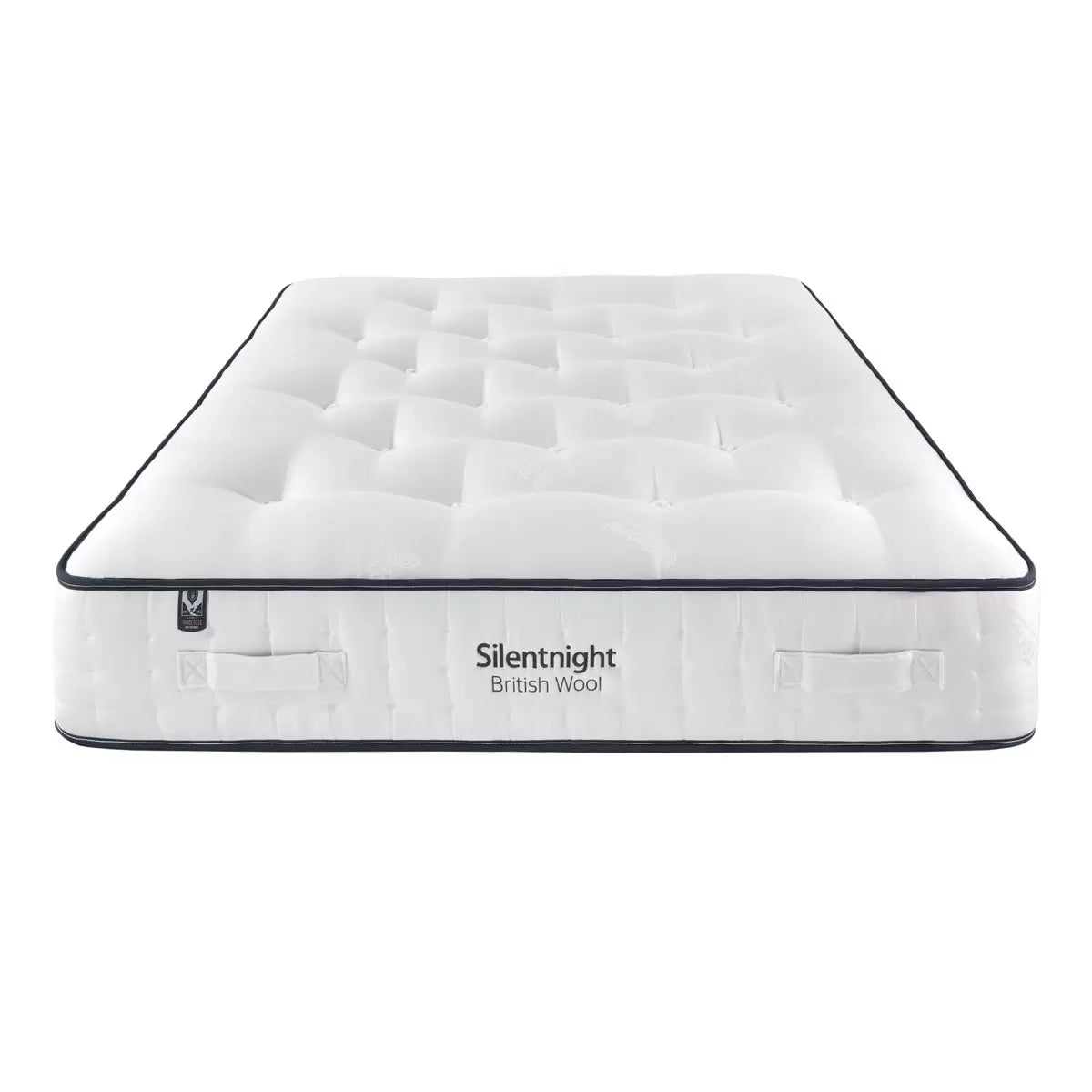 Silentnight British Wool 2400 Pocket Mattress & Slate Grey Full Ottoman Divan