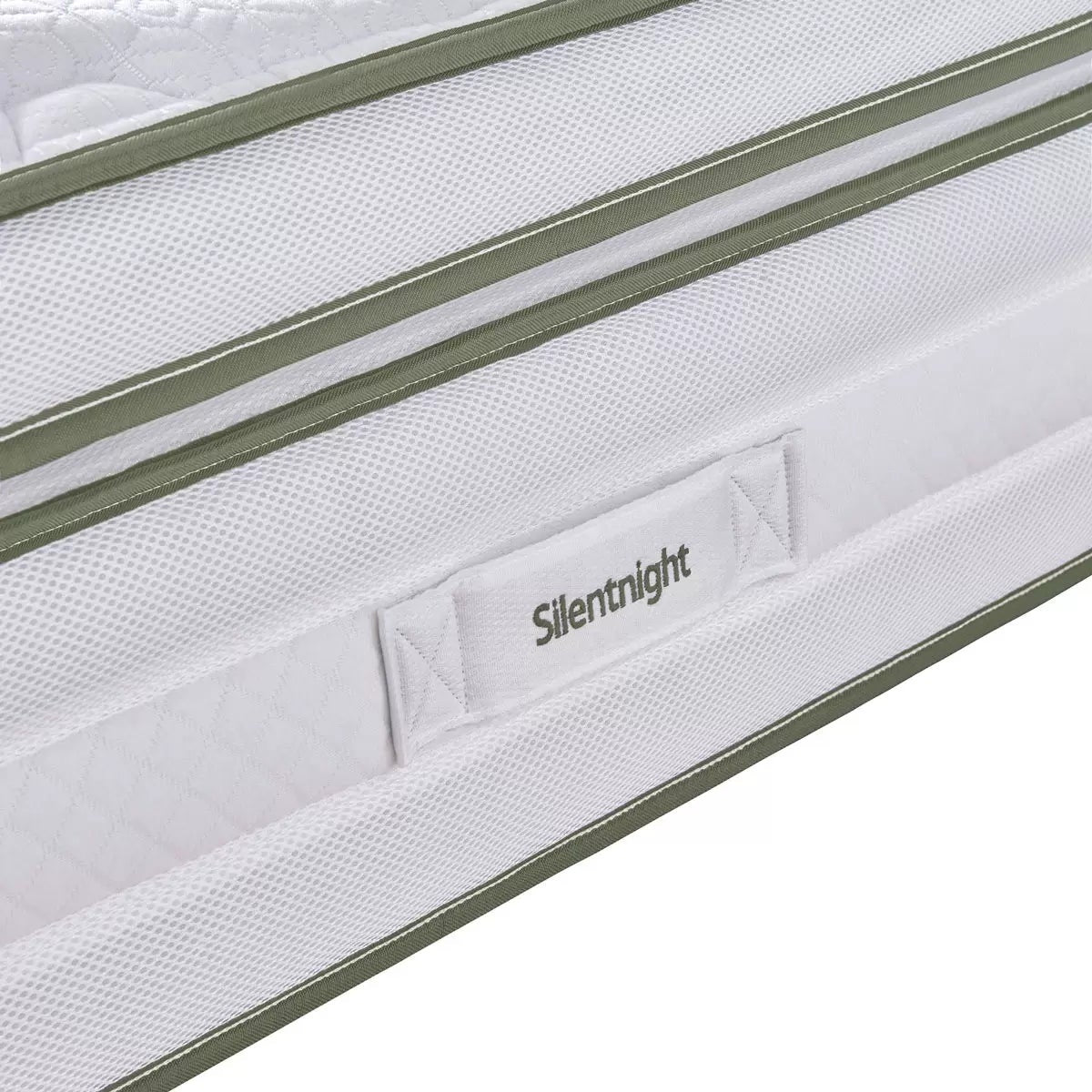 Silentnight AirMesh® 3000 Pocket Boxtop Mattress & Sandstone 4 Drawer Divan, Super King, view 7