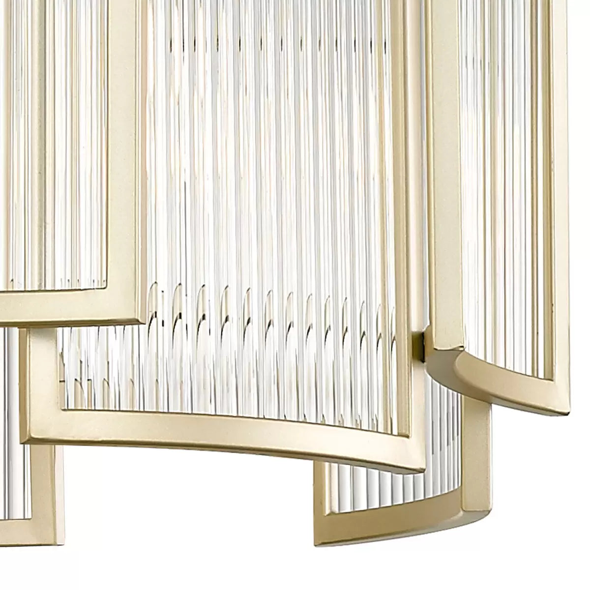 Chicago 5 Light Matt Gold Ceiling Pendant 56cm