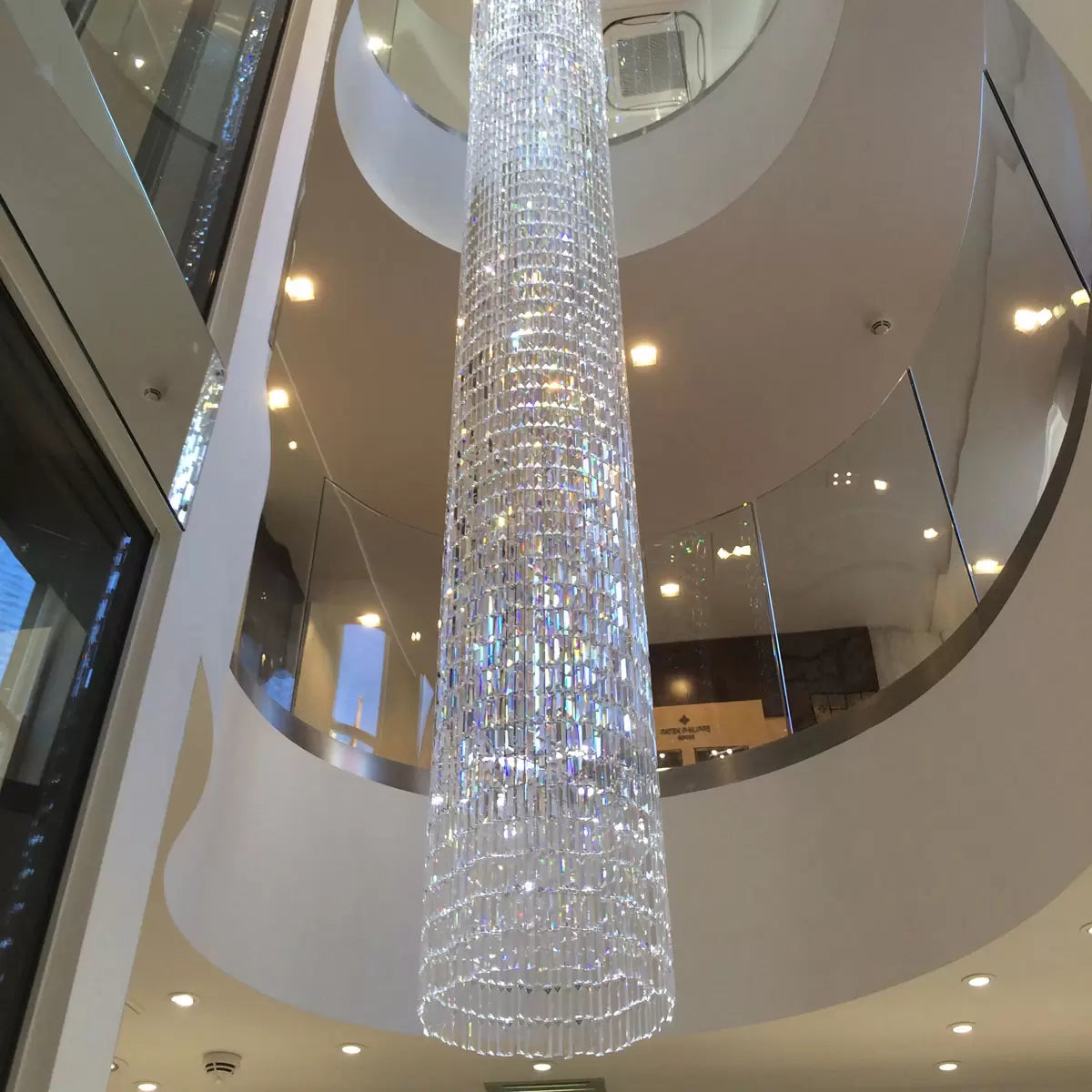 Washington Chrome & Clear Crystal Chandelier 40cm