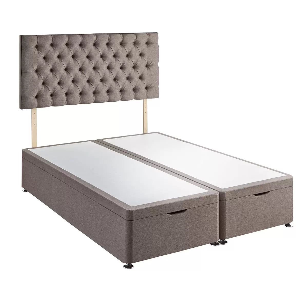Silentnight Full Ottoman Divan Base with Eden Headboard & 3 Sizes