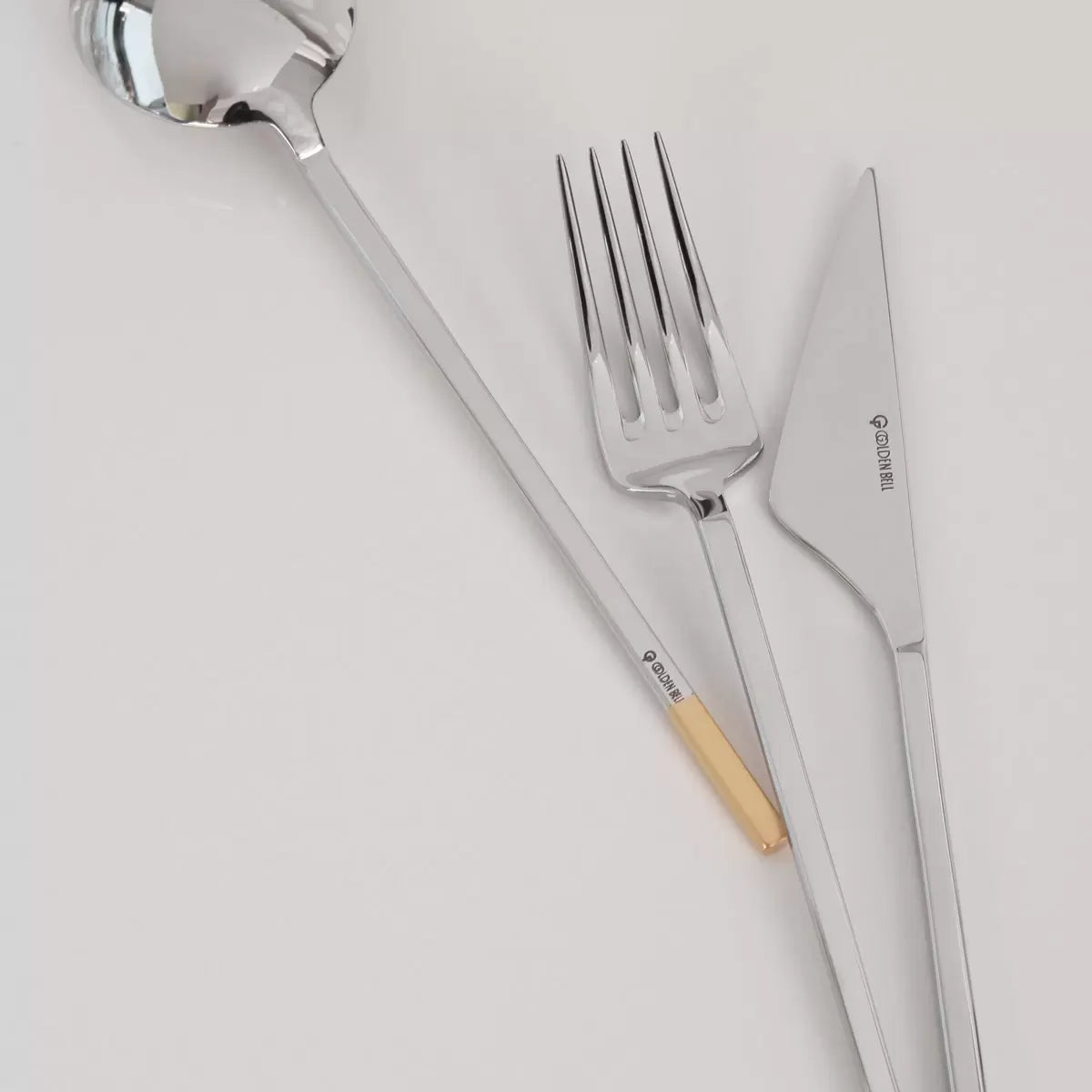 Golden Bell 18/10 Stainless Steel Cutlery Set, 24 Piece