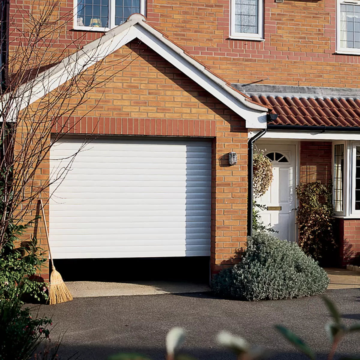 Cardale White Electric Roller Door 77mm up to 2.5 metres width