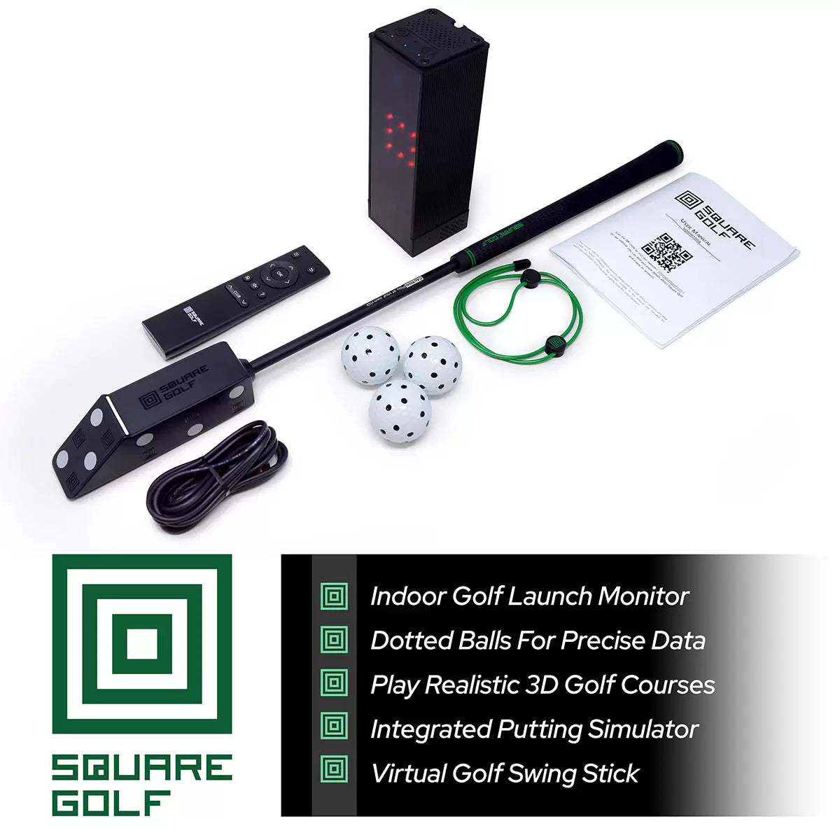 Square Golf Simulator Home Studio Bundle