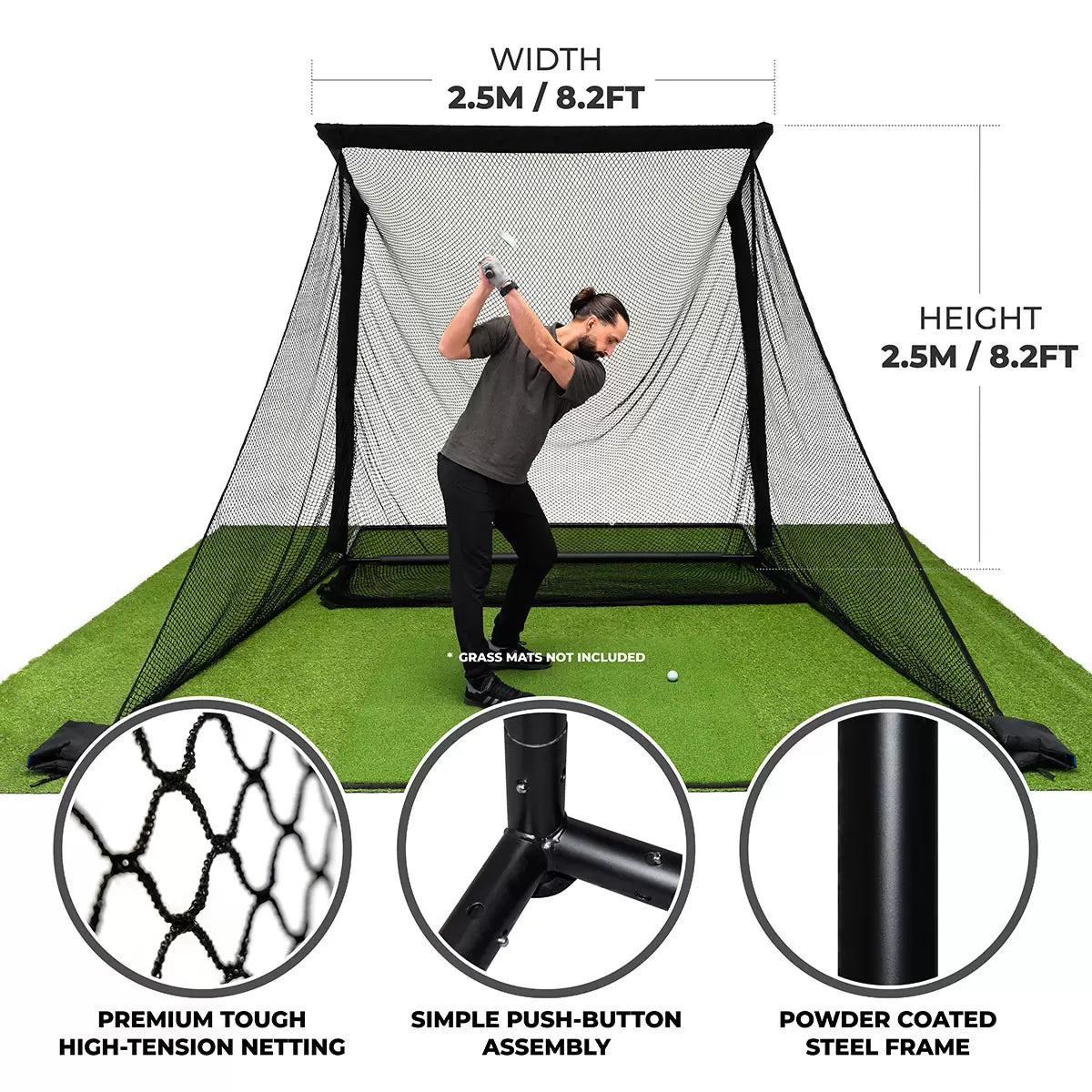 Square Golf Simulator Home Studio Bundle