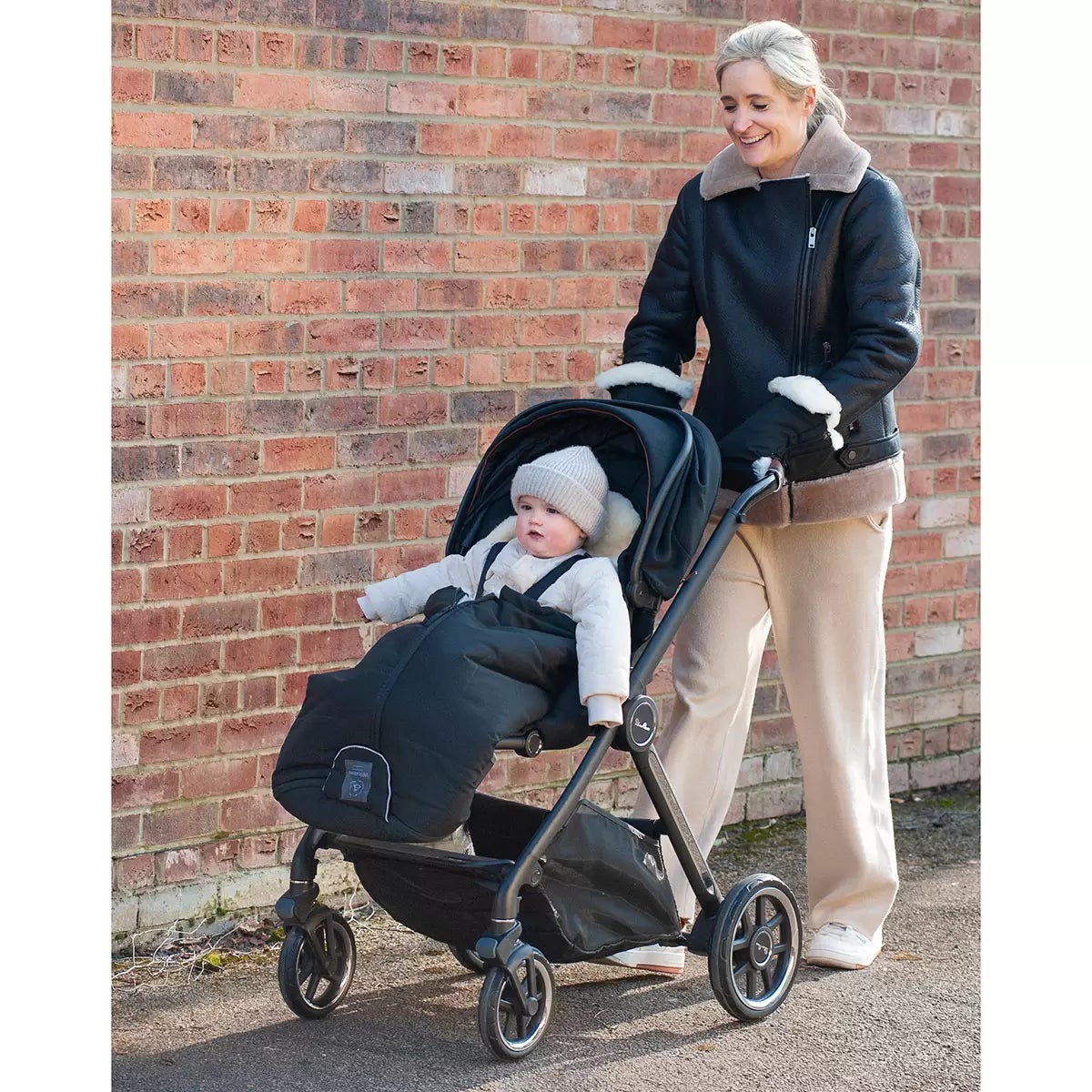Naturally Sheepskins Merino Sheepskin Stroller Mittens, view 2