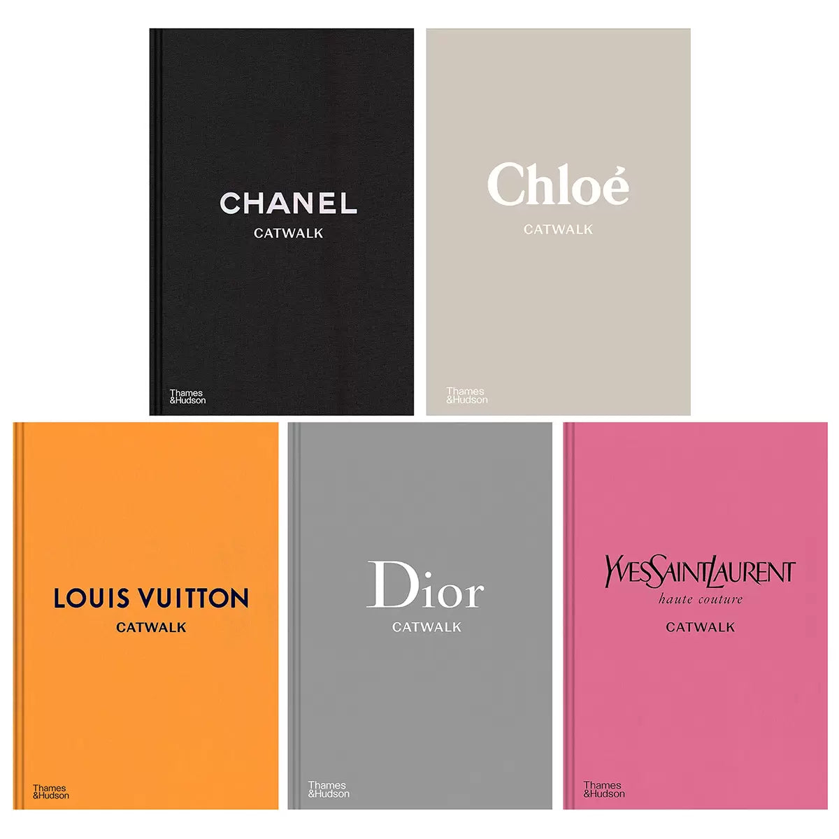 The Catwalk Collection by Thames & Hudson in 5 Options: YSL, Chanel, Dior, Chloe