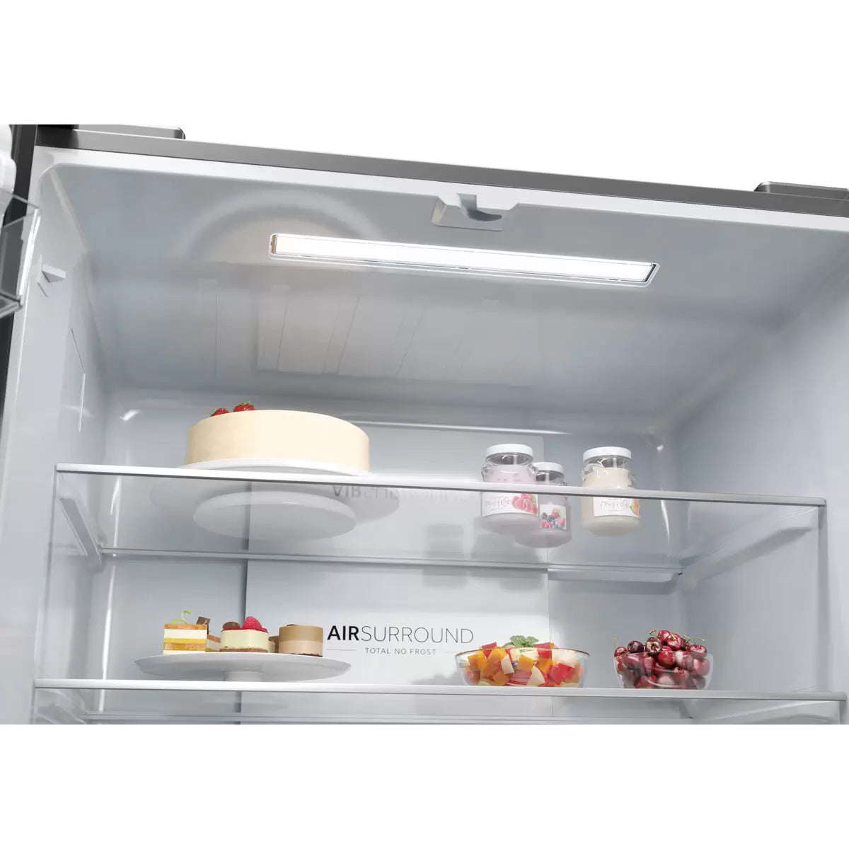 Haier Series 3 HCR3818EWMM Multi Door Fridge Freezer, E Rated in Silver