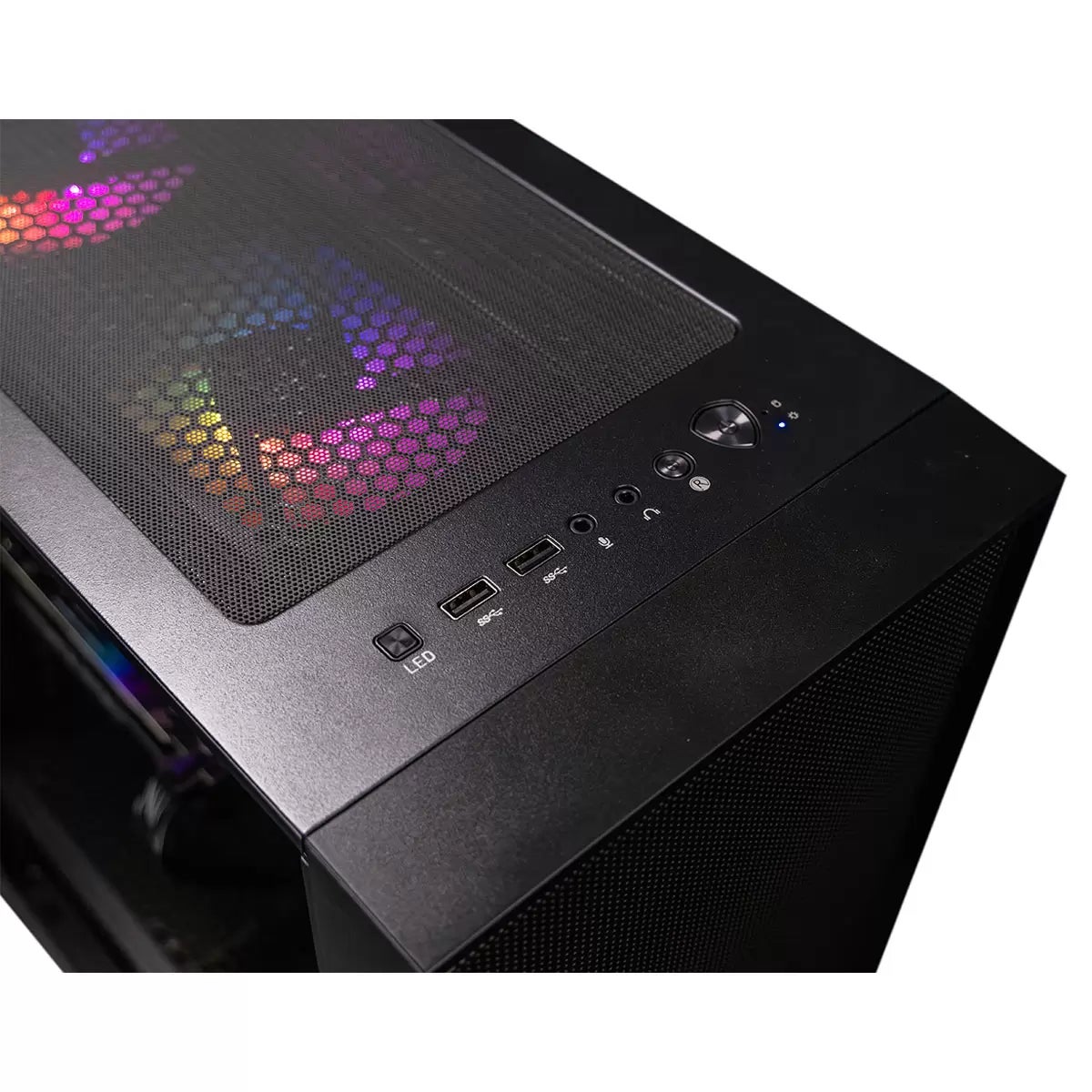 AWD-IT Forge 5, AMD Ryzen 5, 32GB RAM, 1TB SSD, NVIDIA GeForce RTX 5070, Gaming Desktop PC, view 3