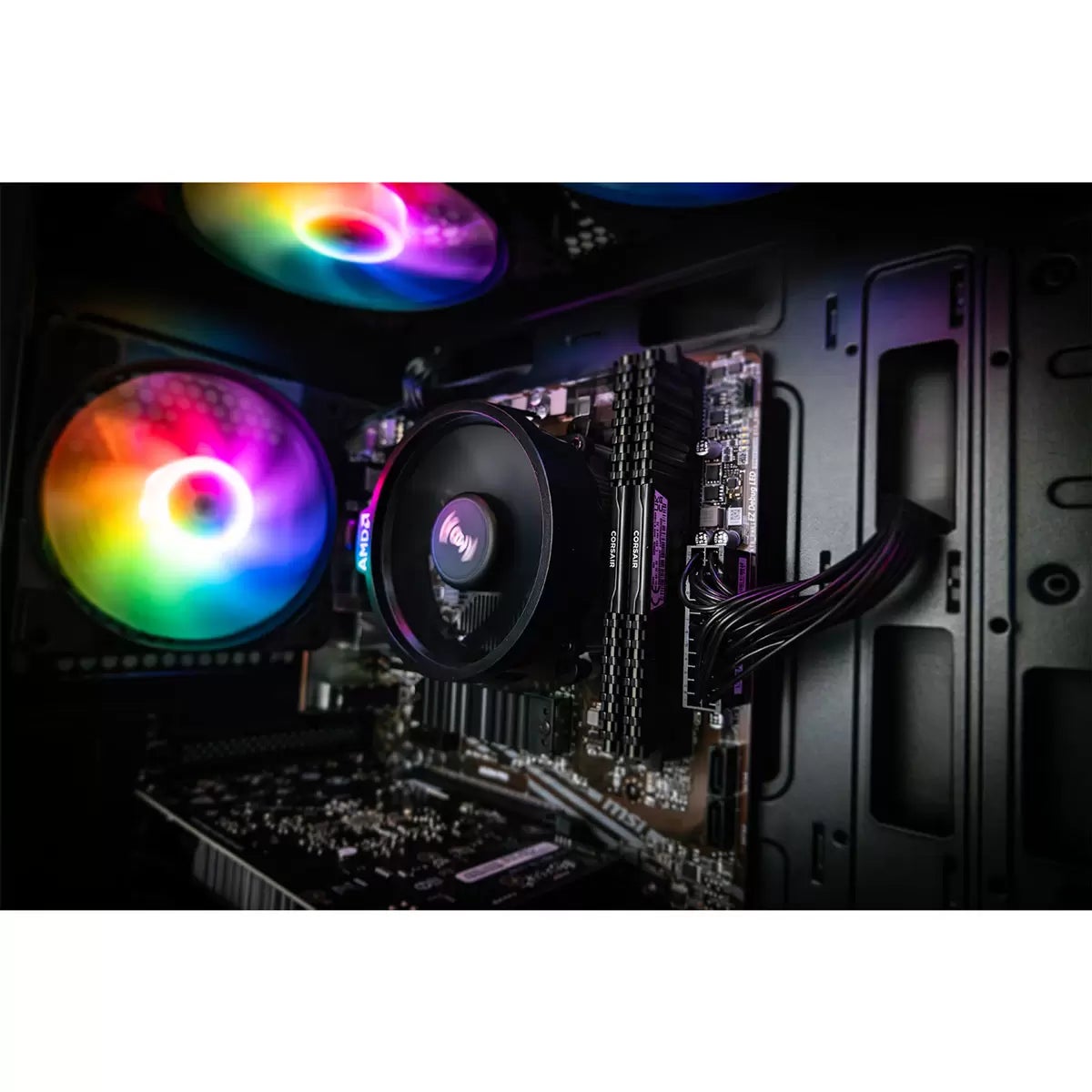 AWD-IT Forge 5, AMD Ryzen 5, 32GB RAM, 1TB SSD, NVIDIA GeForce RTX 5070, Gaming Desktop PC, view 2