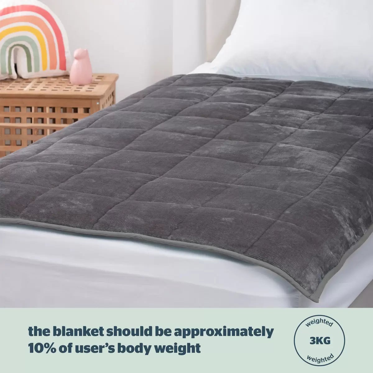Silentnight Wellbeing Kids Weighted Blanket, 3kg, view 5