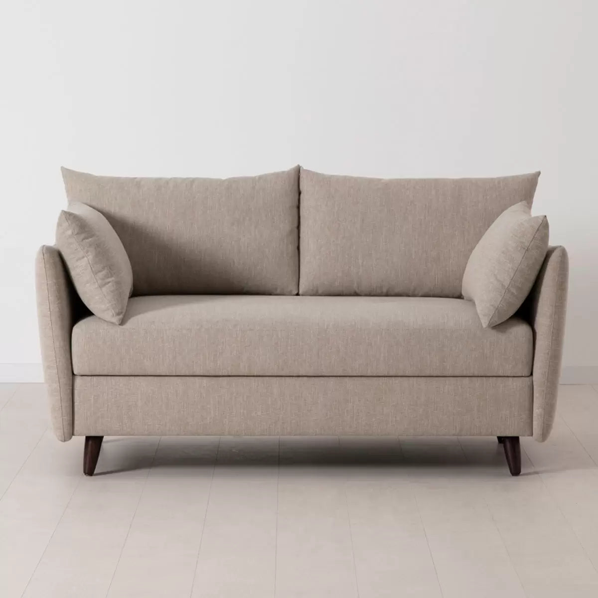 Swyft Model 08 Light Grey Linen Double Sofa Bed