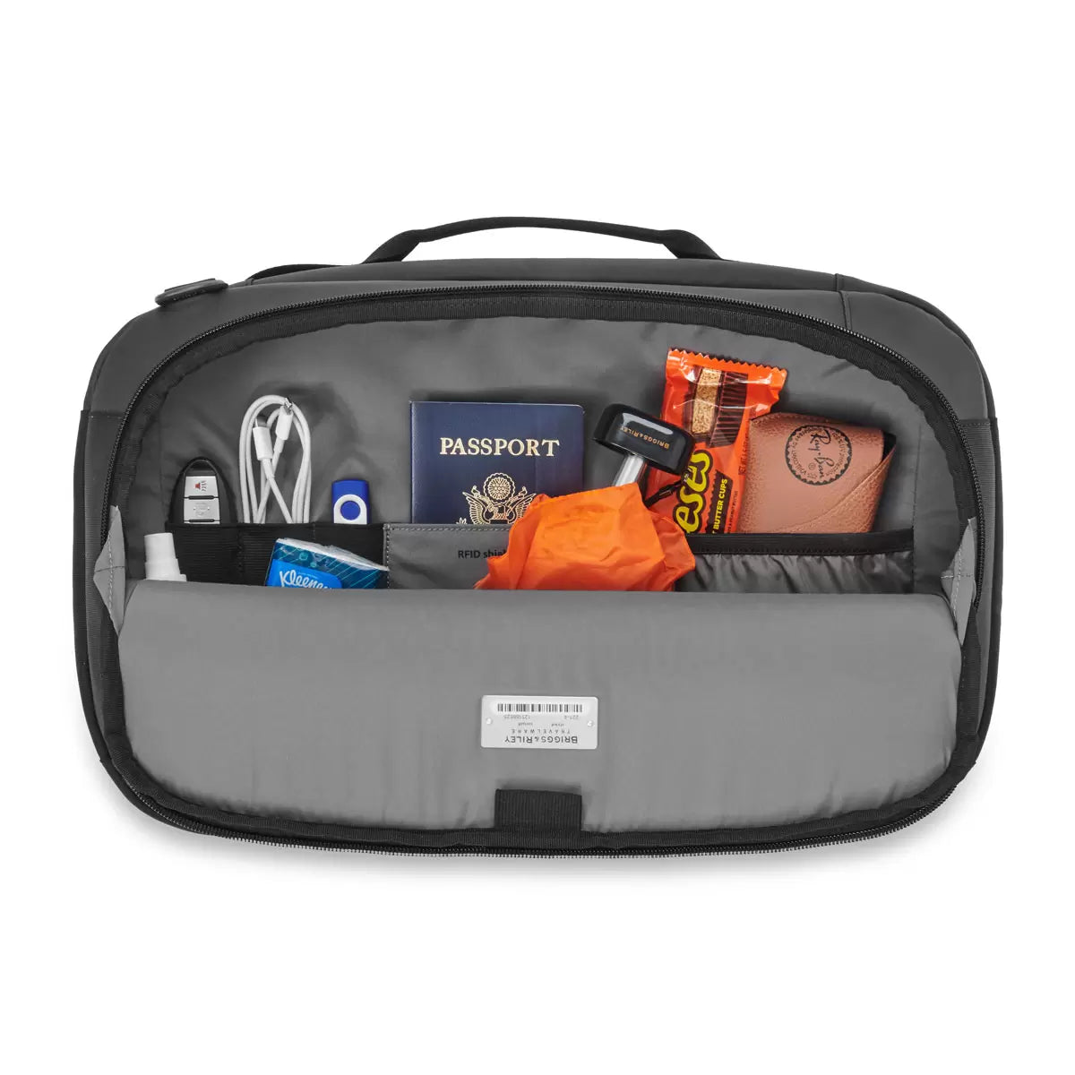 Briggs & Riley ZDX Convertible Backpack Duffle In Black