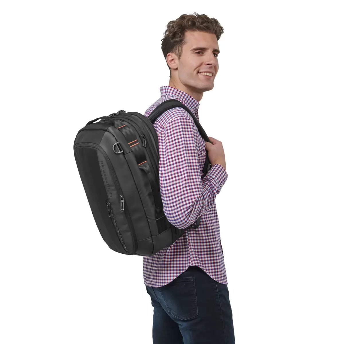 Briggs & Riley ZDX Convertible Backpack Duffle In Black