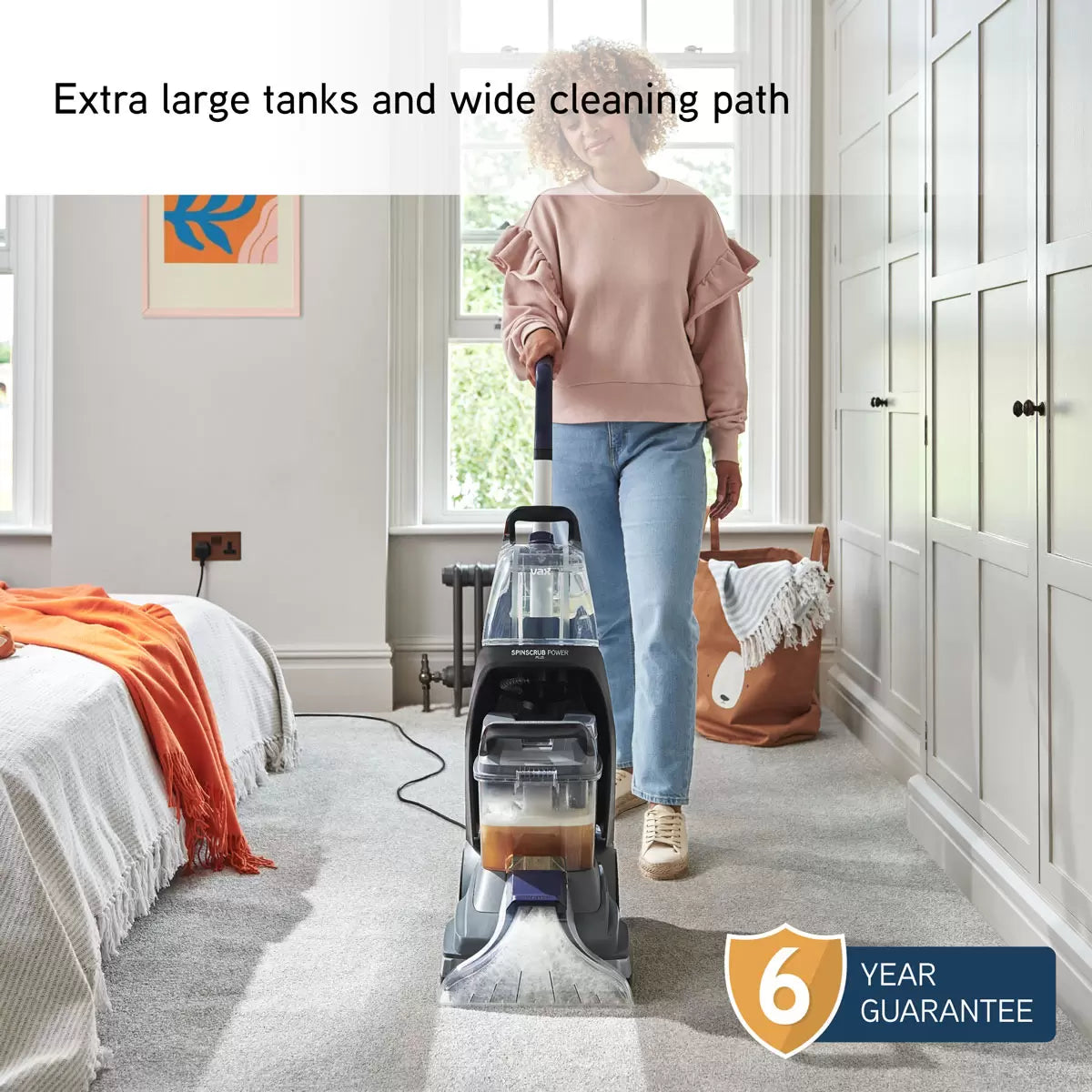 VAX SpinScrub Power Plus Carpet Washer, CDCW-SSXA
