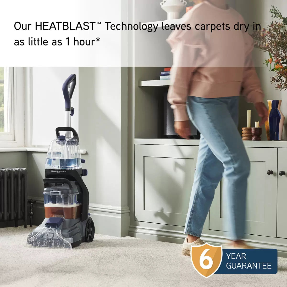 VAX SpinScrub Power Plus Carpet Washer, CDCW-SSXA