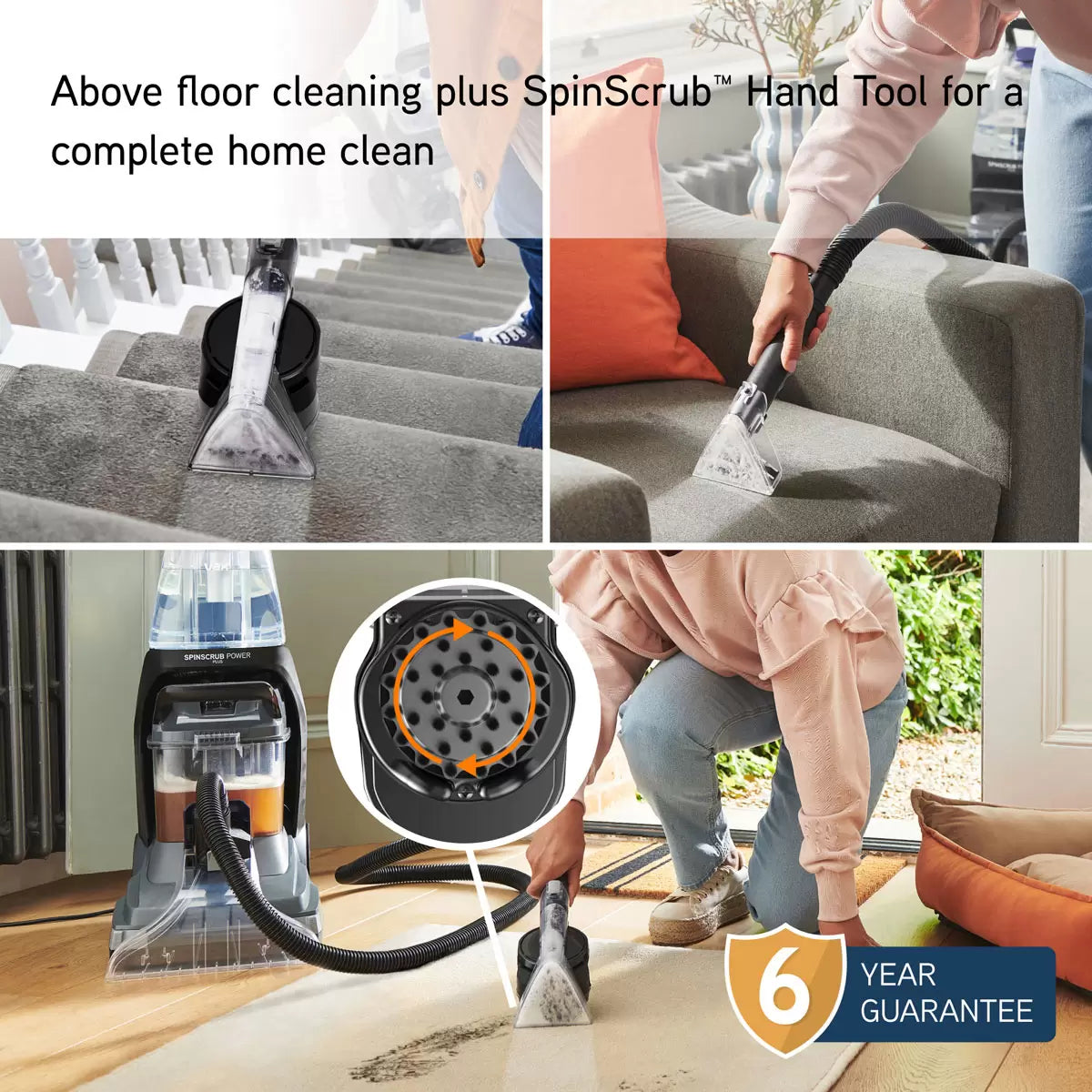 VAX SpinScrub Power Plus Carpet Washer, CDCW-SSXA