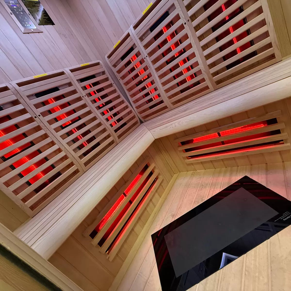 Insignia Luxury 4 Person Far Infrared Quadrant Indoor Sauna, view 4