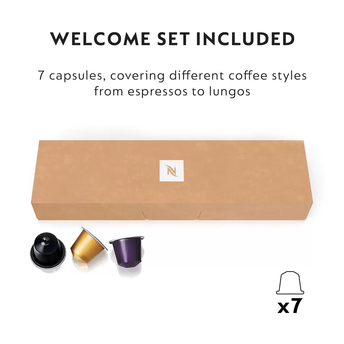 Nespresso by De'Longhi Citiz Capsule Coffee Machine & Aeroccino Milk Frother