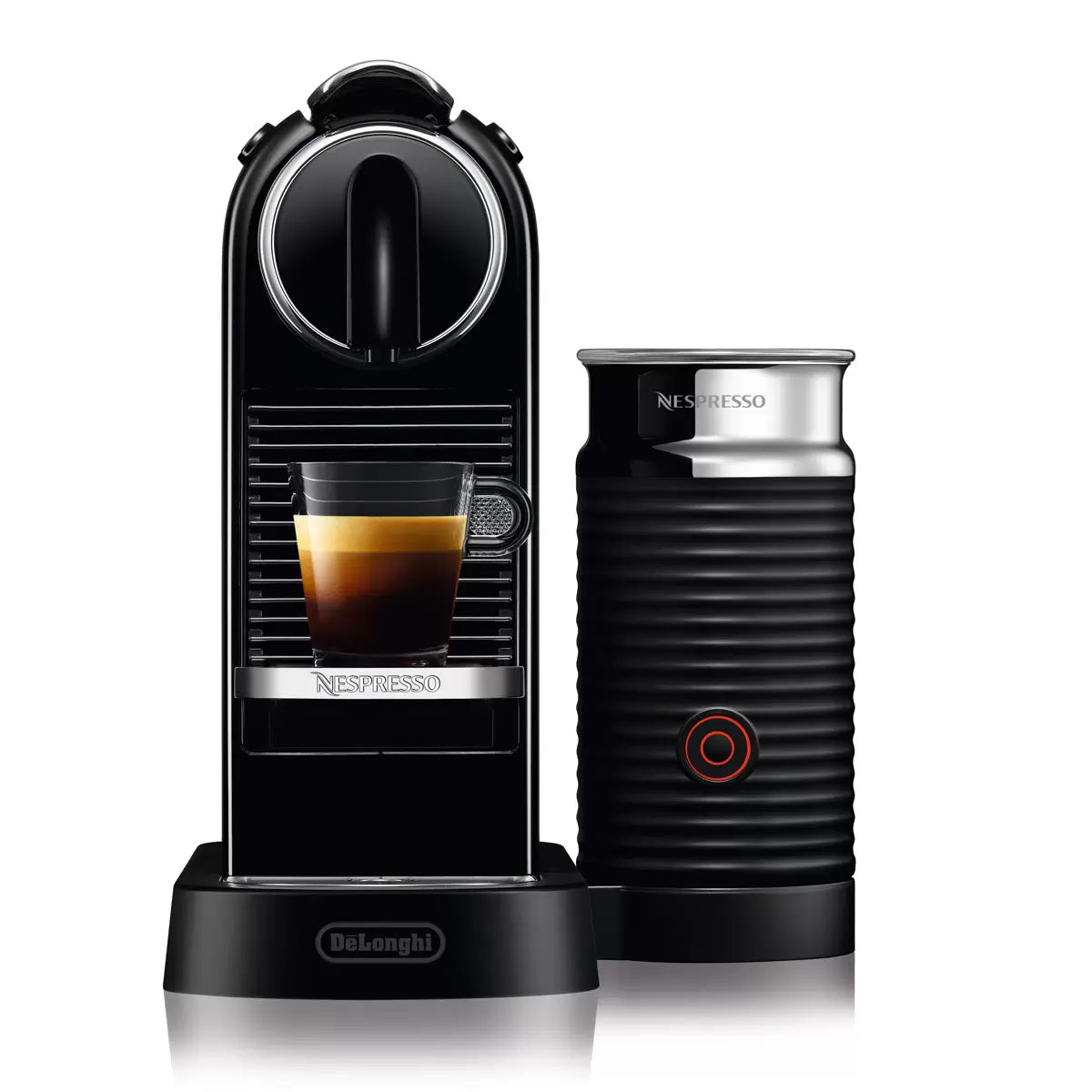 Nespresso by De'Longhi Citiz Capsule Coffee Machine & Aeroccino Milk Frother