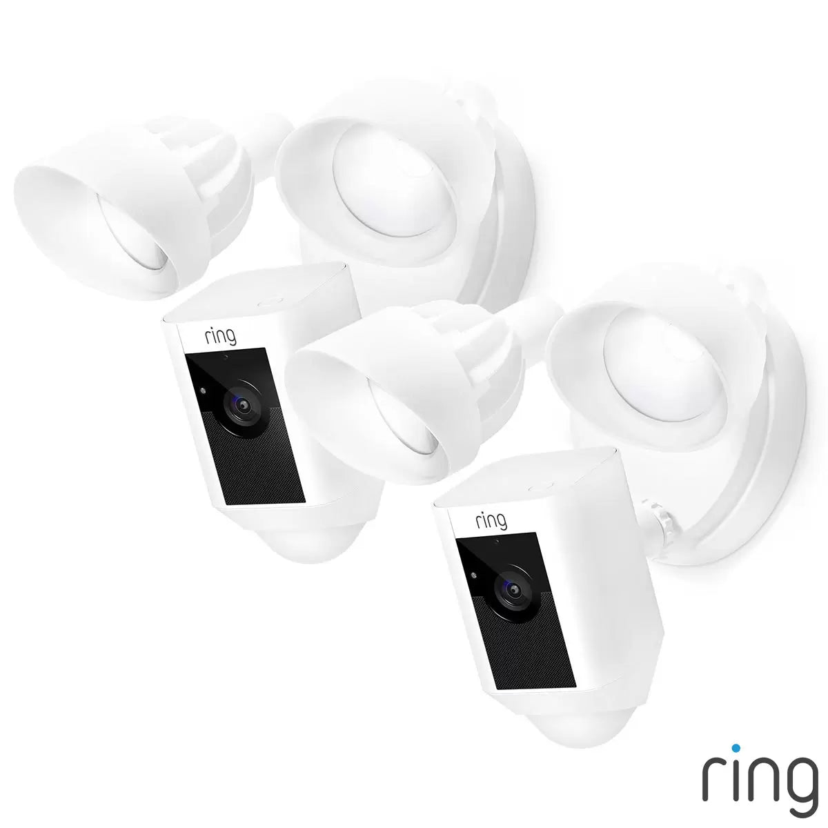 Ring Hardwired Floodlight Cam Plus in White